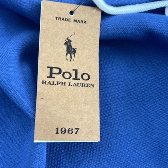 Polo Ralph Lauren blue cropped hoody size XS NWT - Picture 8 of 8